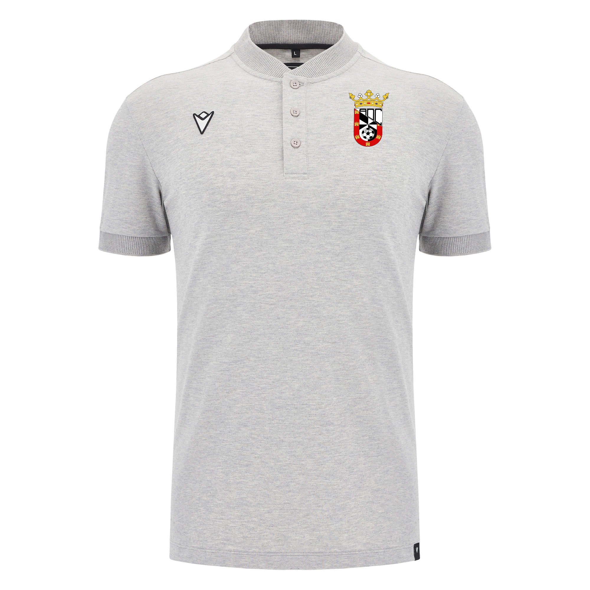 polo de paseo gris ad ceuta fc 2025/26