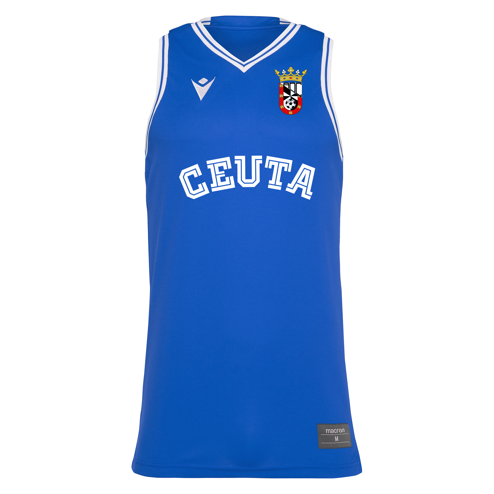 camiseta de baloncesto blanca ad ceuta fc 2025/26 (copia)