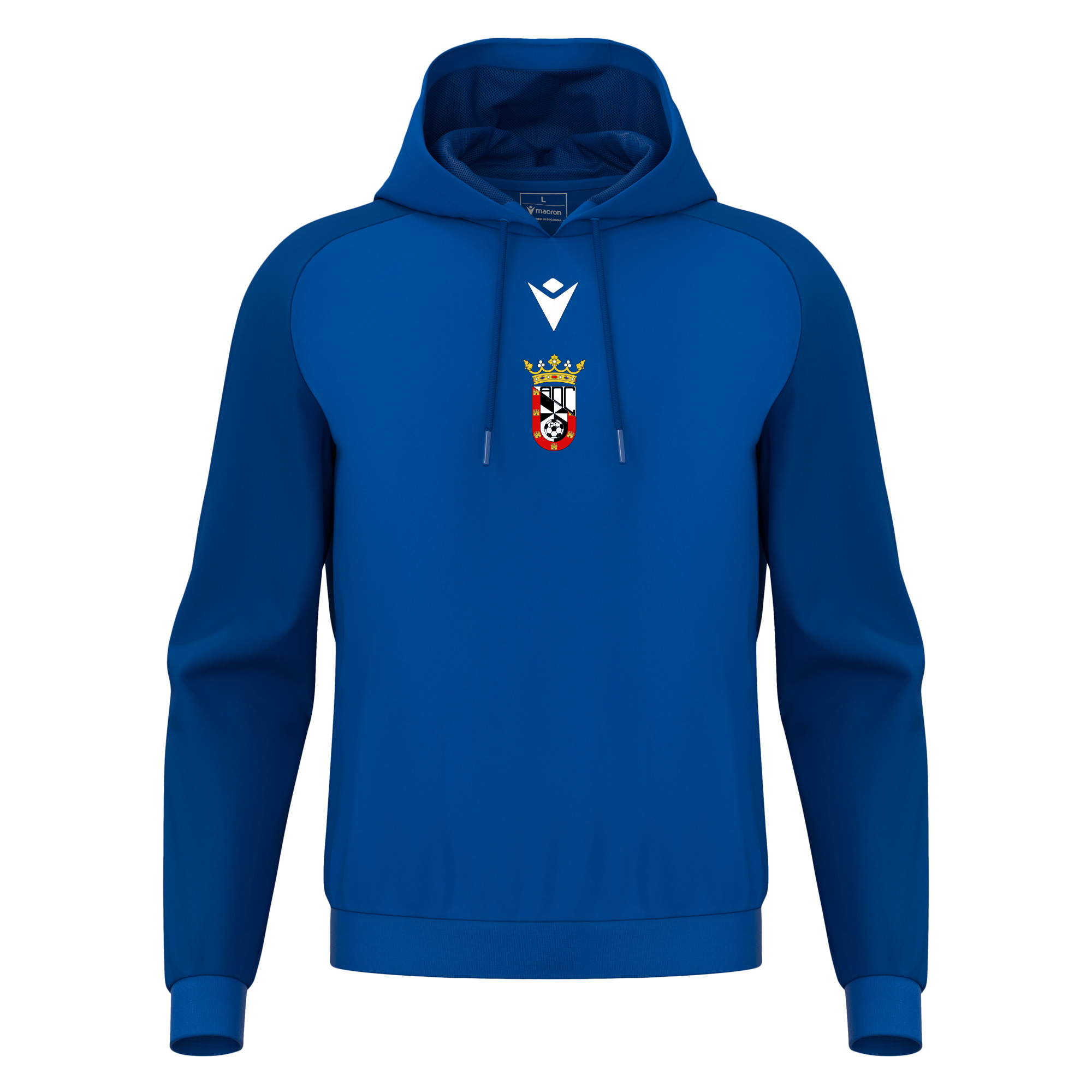 sudadera con capucha azul ad ceuta fc 2025/26
