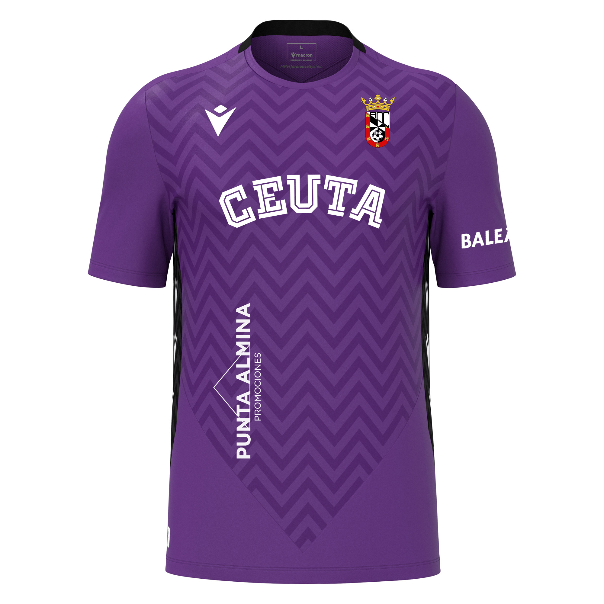 camiseta de porteros amarillo flúor ad ceuta fc 25/26